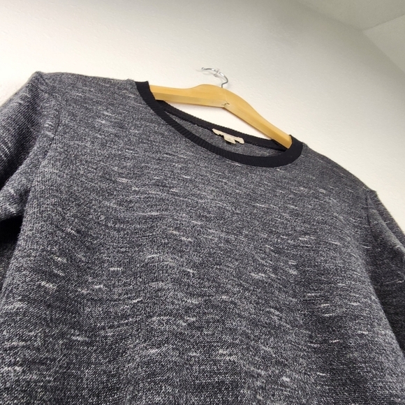 Wilfred Aritzia Berri Heathered Charcoal Black Long Sleeve Pullover Sweater XS - Picture 2 of 6